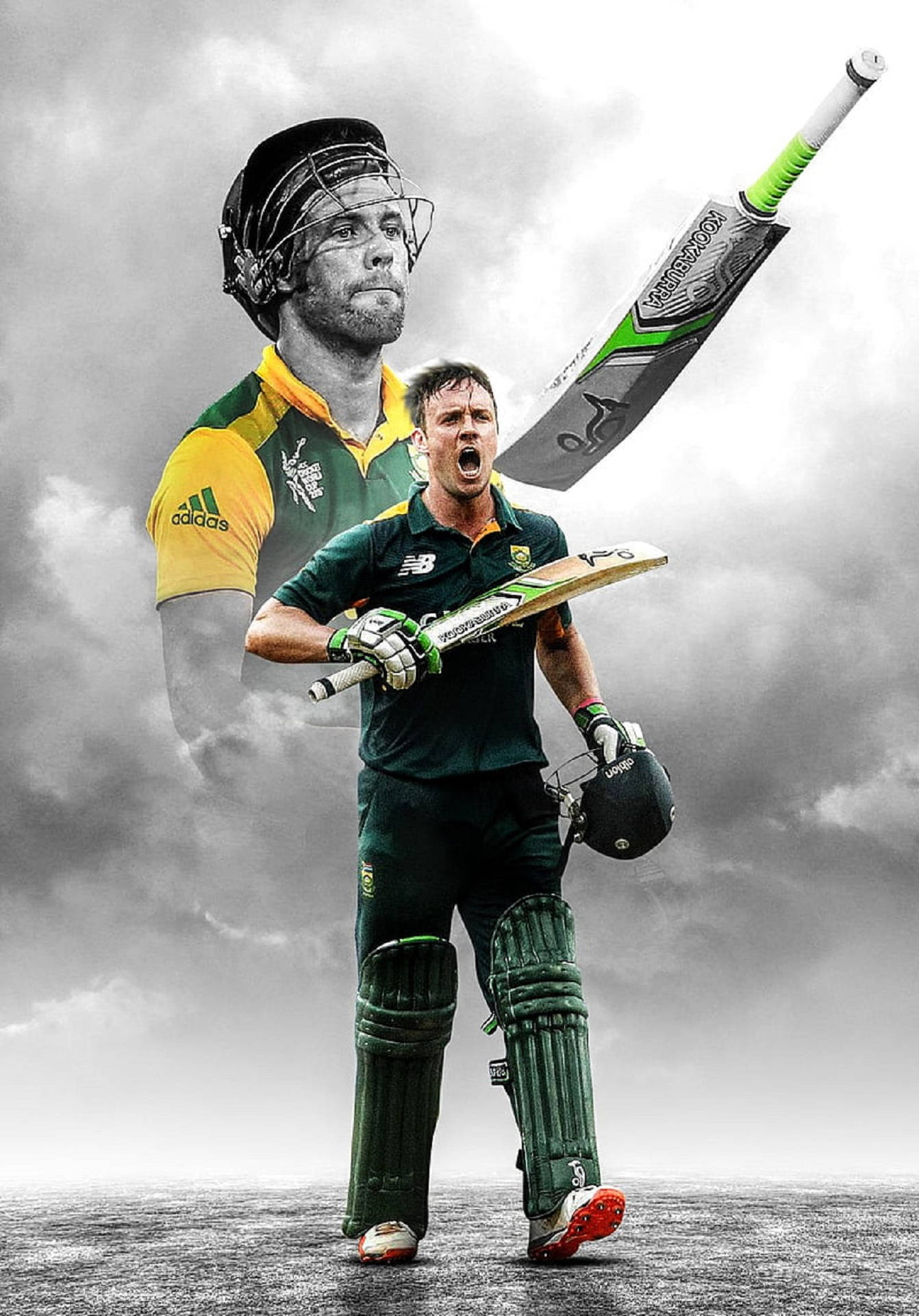 South Africa Cricket Ab De Villiers Background