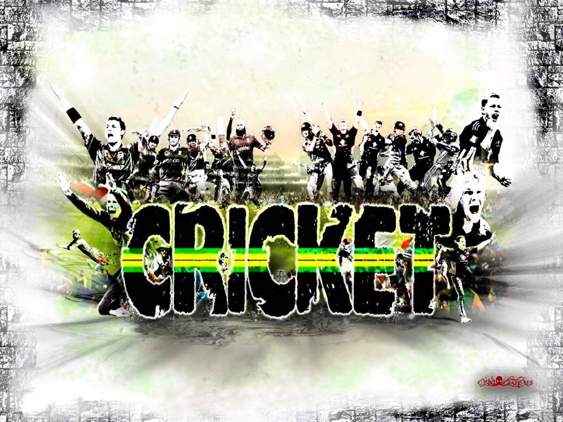South Africa Cricket White Poster