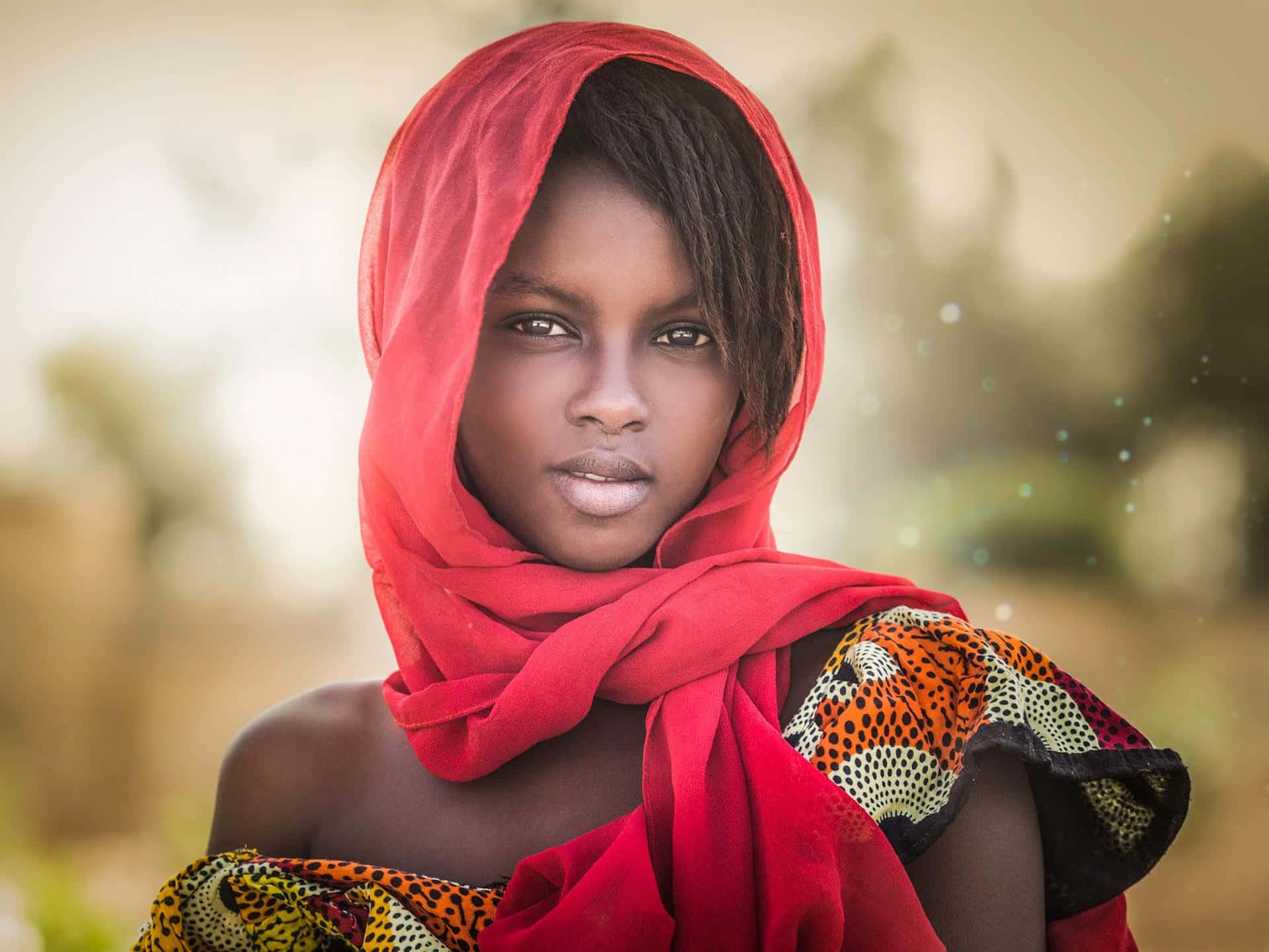 South African Woman Joachim Bergauer Background