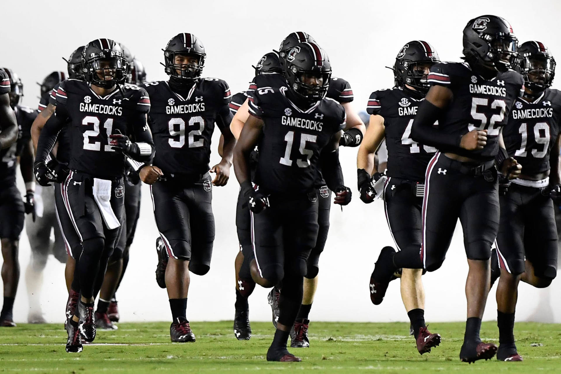 South Carolina Gamecocks Black Team Entrance