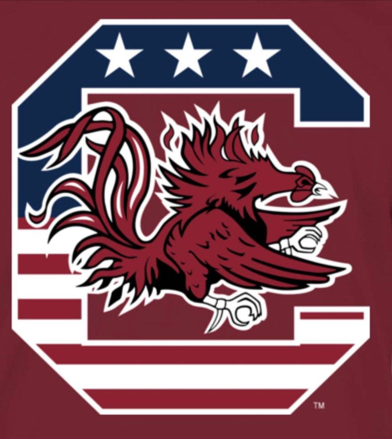 South Carolina Gamecocks C Flag Design