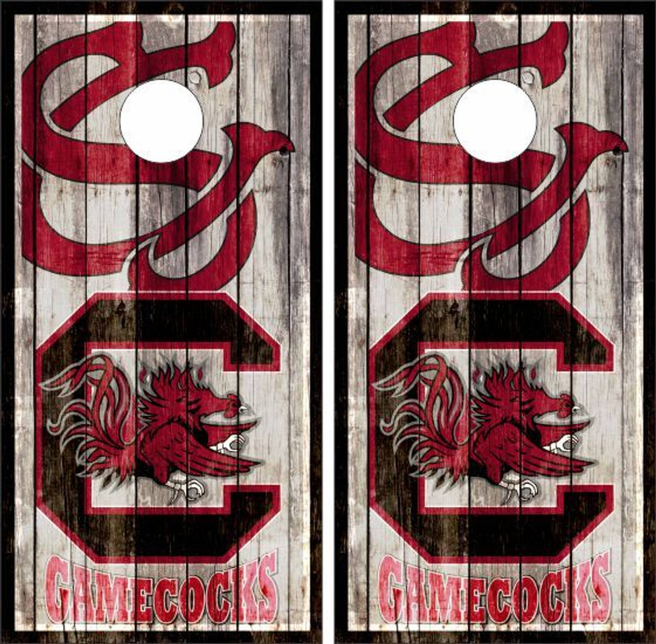 South Carolina Gamecocks Double Graphic Art