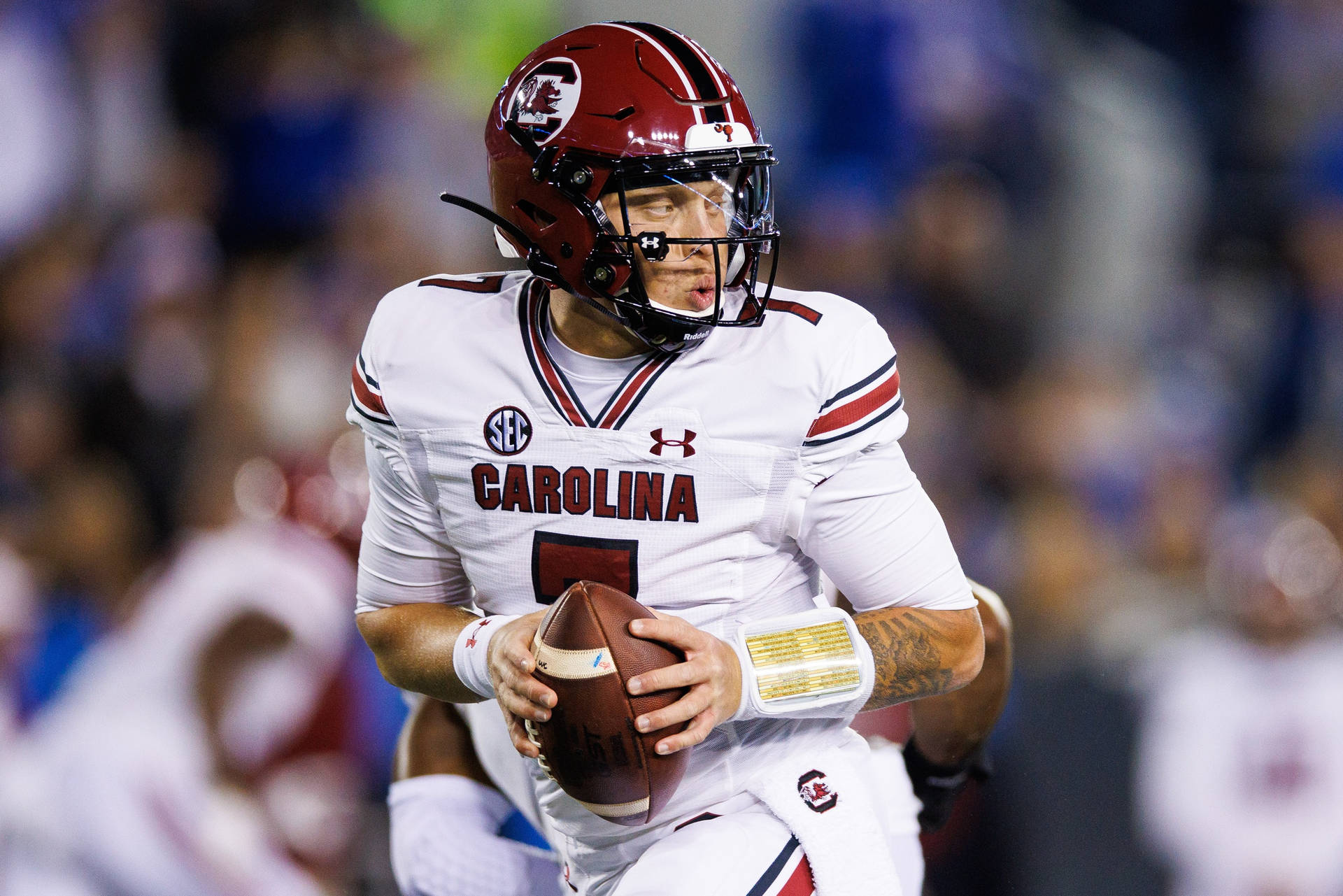 South Carolina Gamecocks Football Player Grip