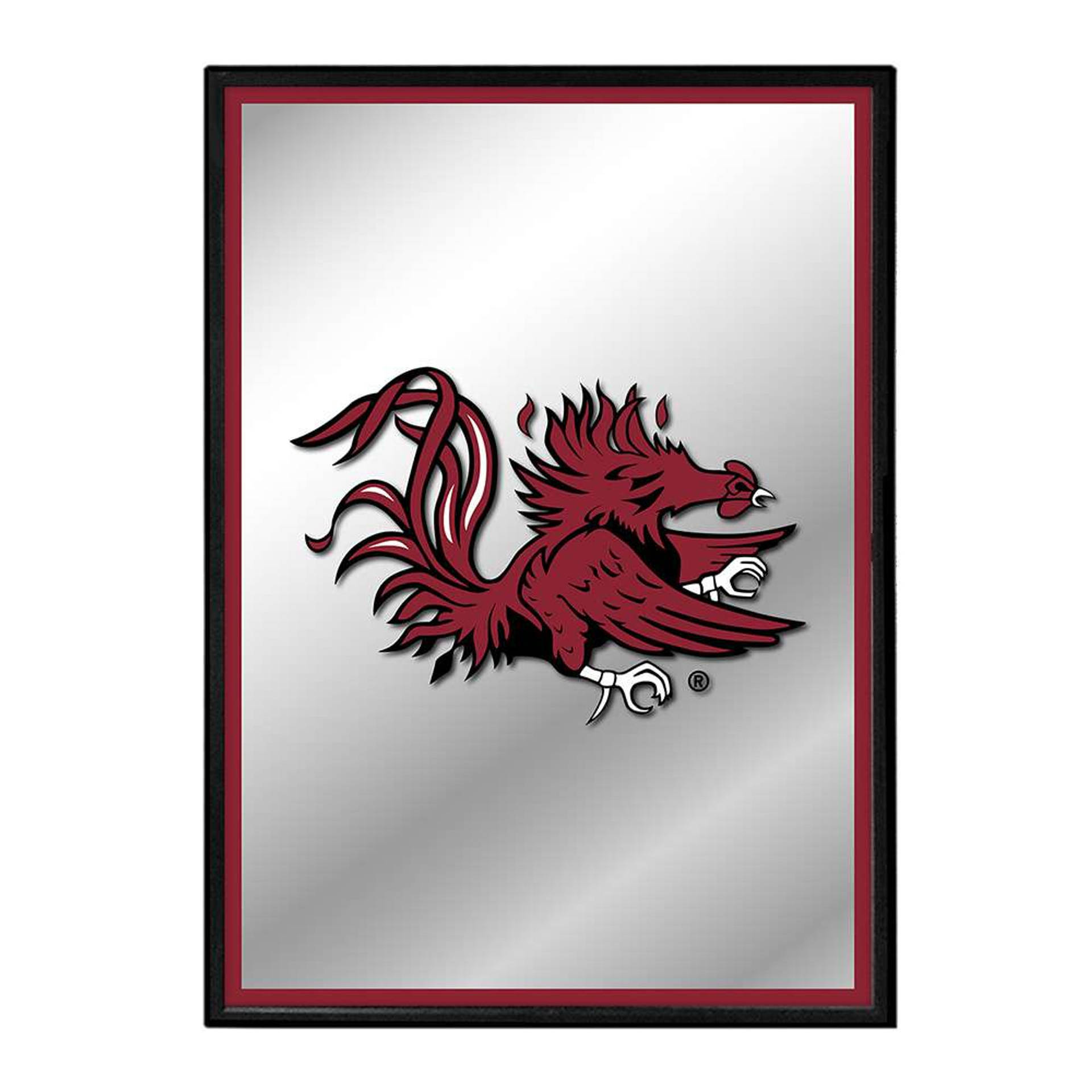 South Carolina Gamecocks Framed Silver Design