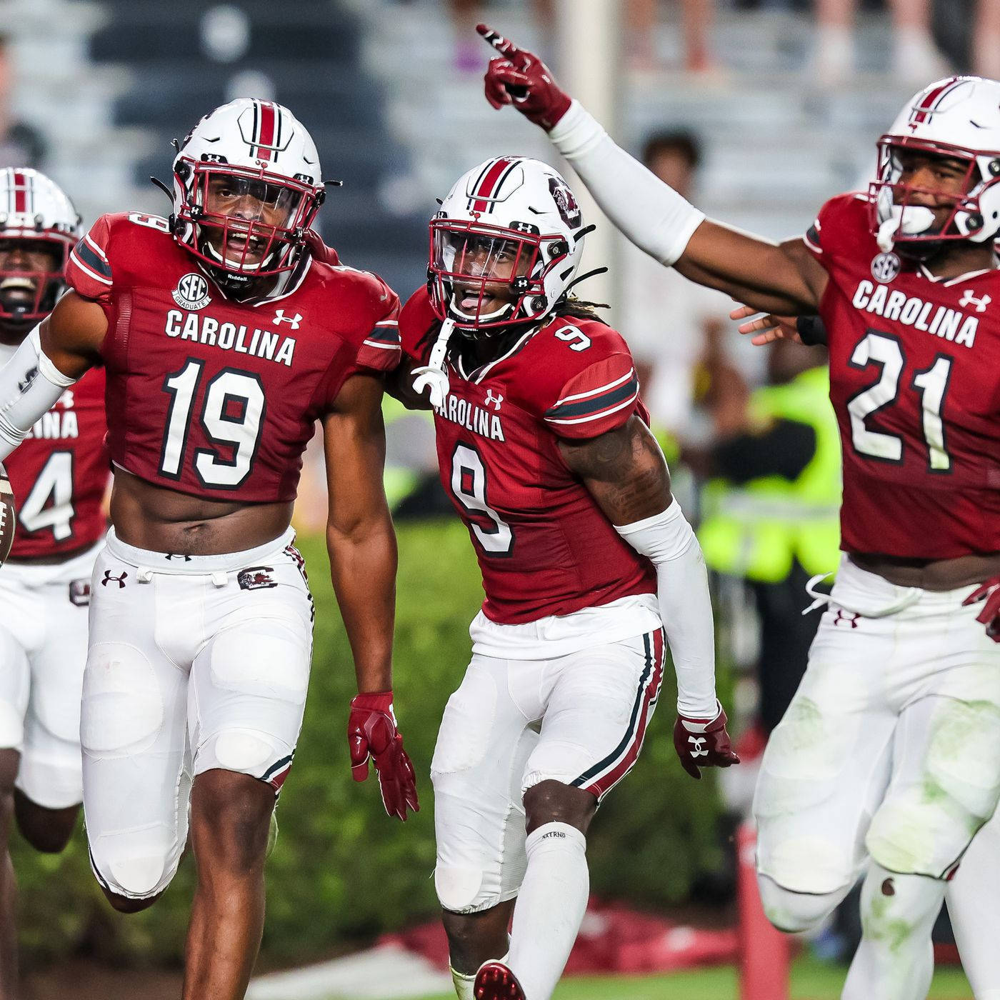 South Carolina Gamecocks Red Team Celebrate