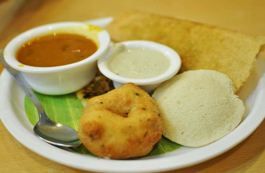 South Indian Breakfast Platter Background