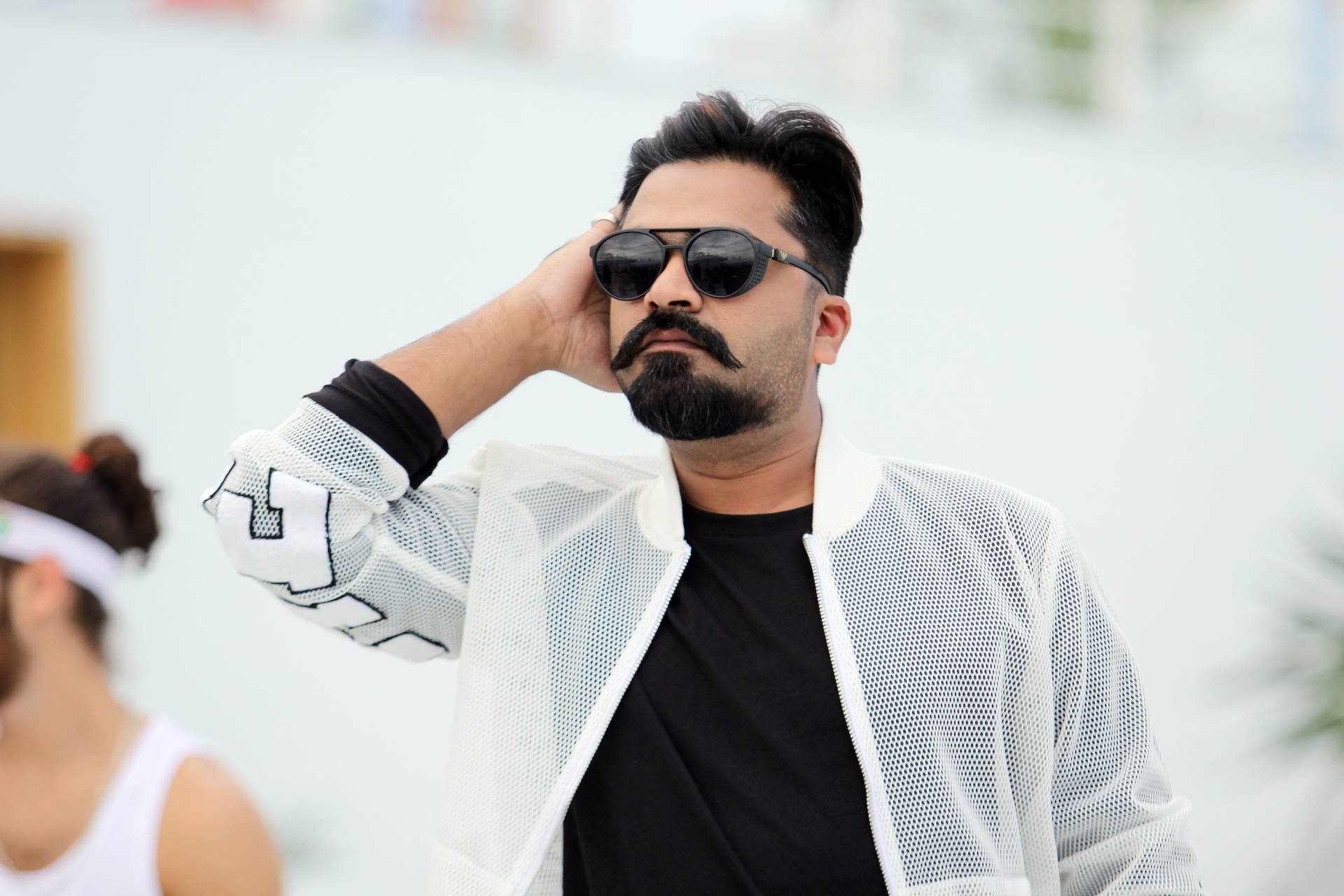 South Indian Star Simbu Flaunts His Rugged Appearance With Beard And Mustache