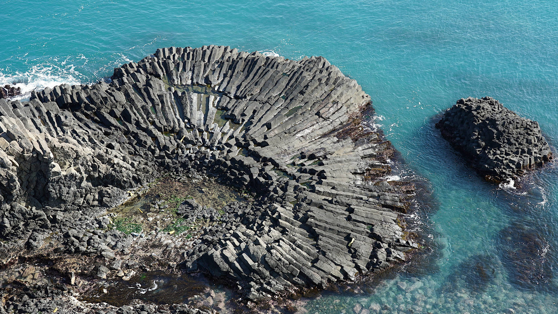 South Korea Rock Formation Background