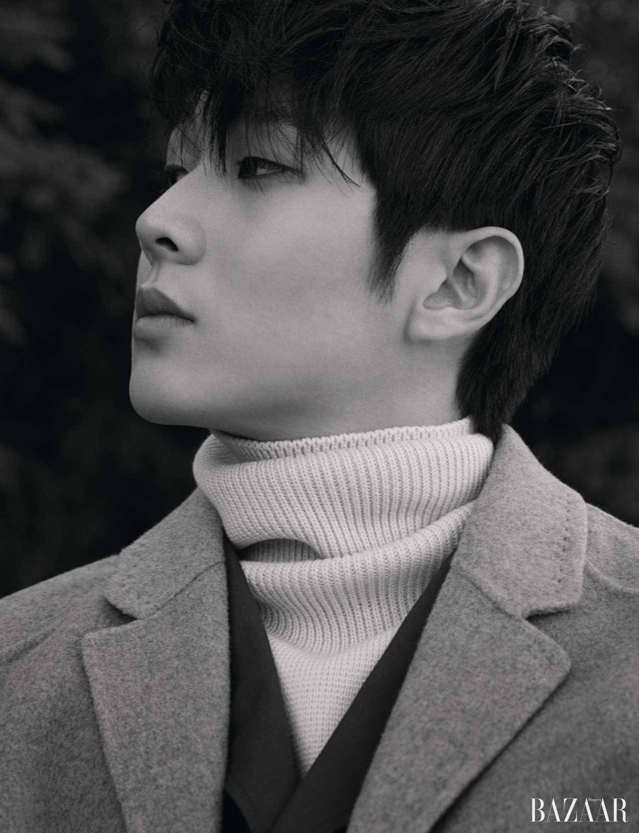 South Korean Actor Choi Woo Shik Radiates In A Close-up Shot Background
