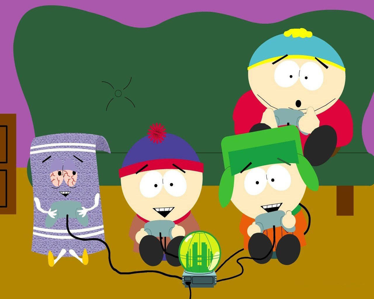 South Park Characters Playing