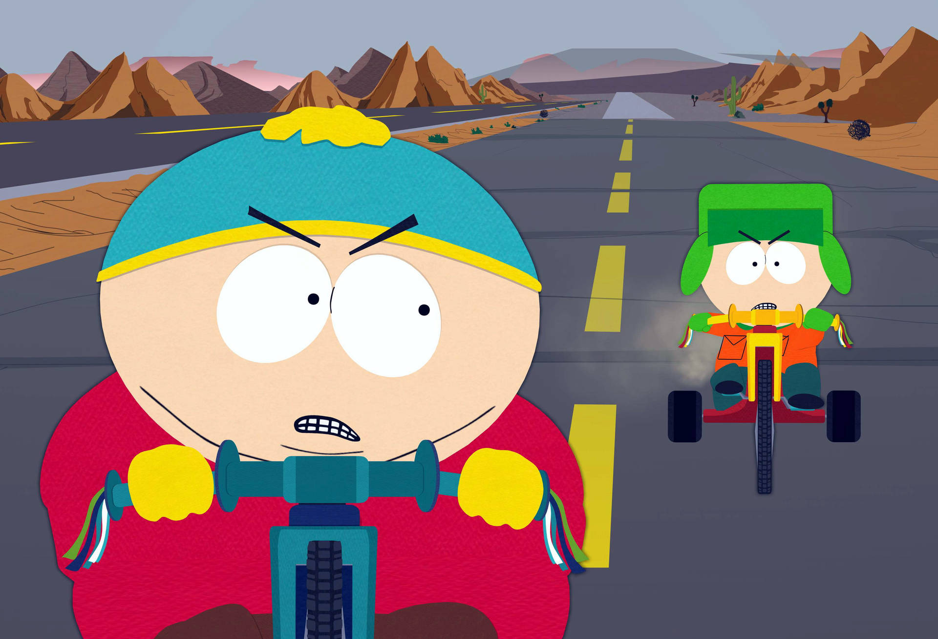 South Park Eric Cartman And Kyle Broflovski Background