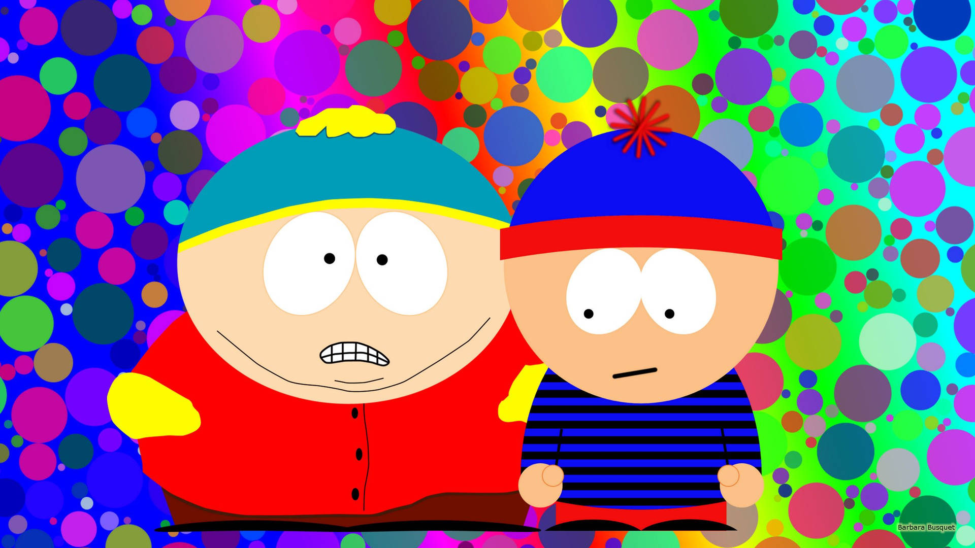 South Park In Colorful Background Background