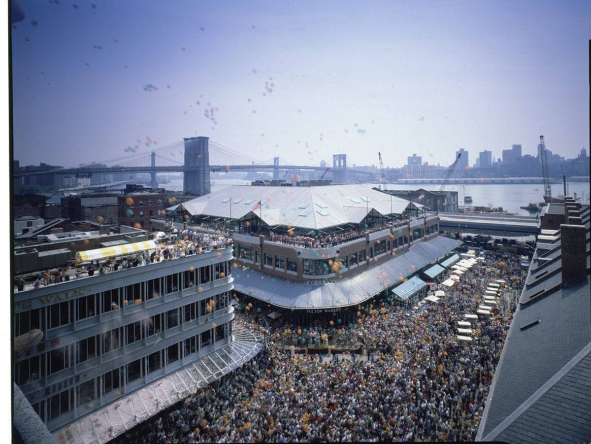 South Street Seaport In 1983 Background