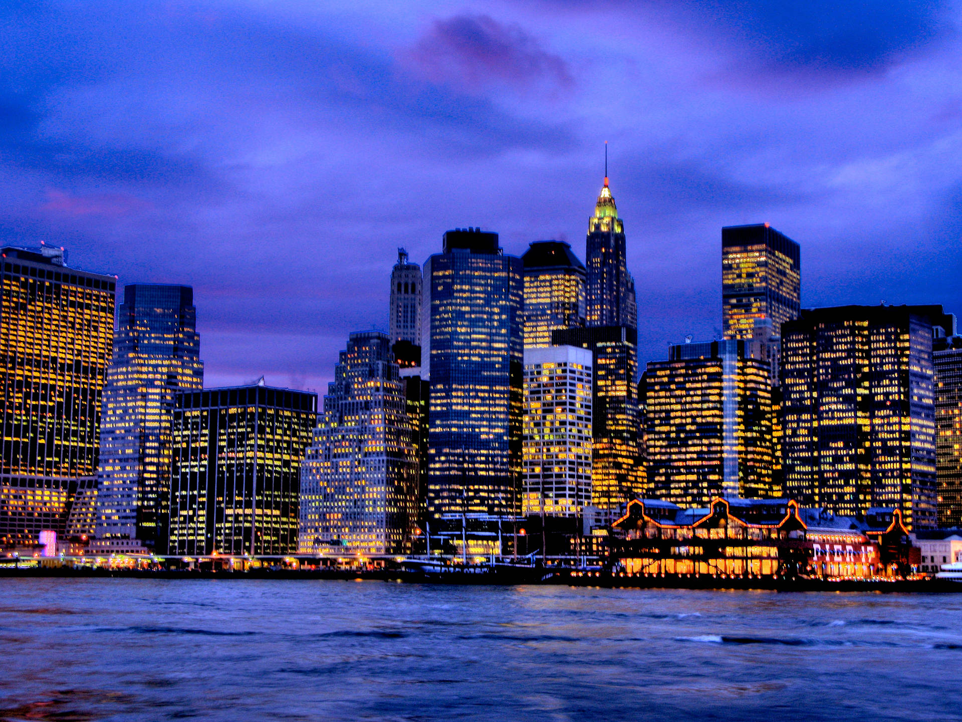 South Street Seaport Photo Night Time