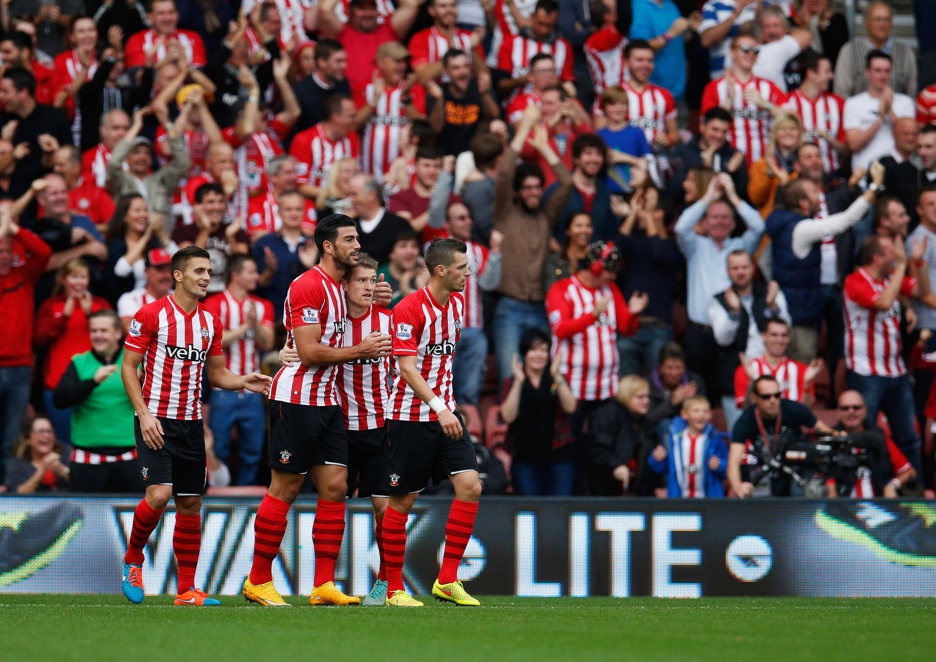 Southampton Fc Celebrating Background