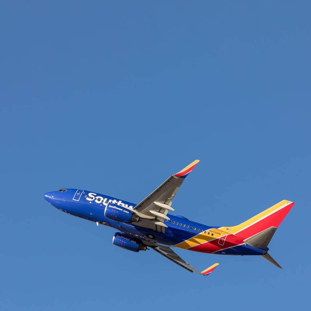 Southwest Airlines Airplane Take Off Background