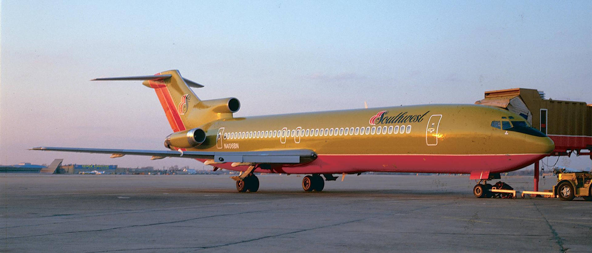 Southwest Airlines Golden Airplane