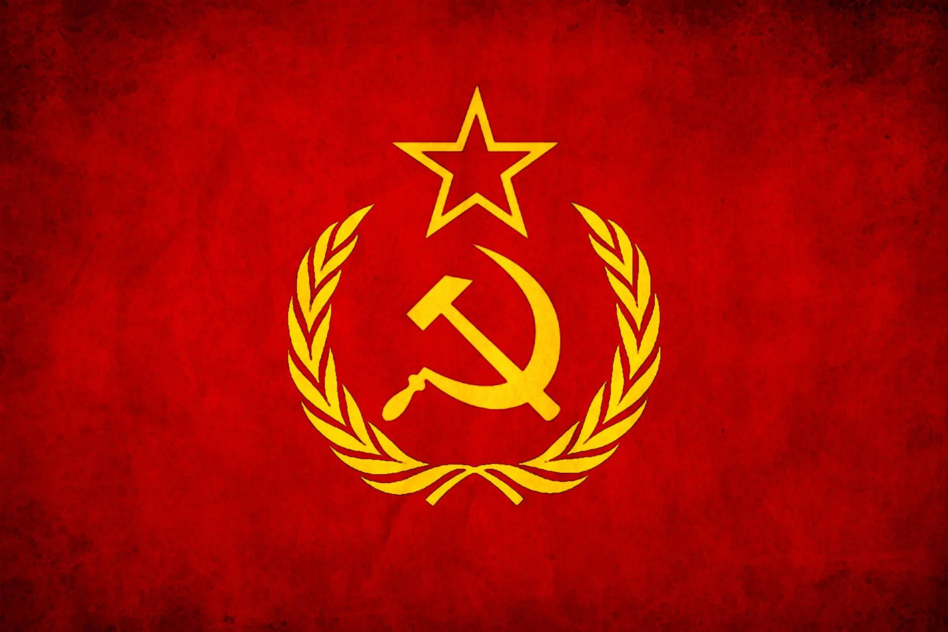 Soviet Union Flag Logo Background