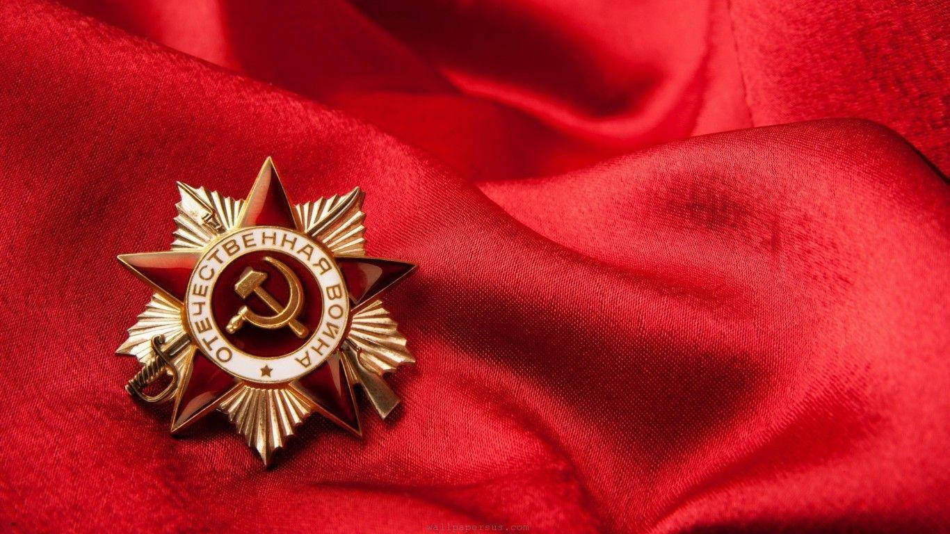 Soviet Union Flag Pin Background