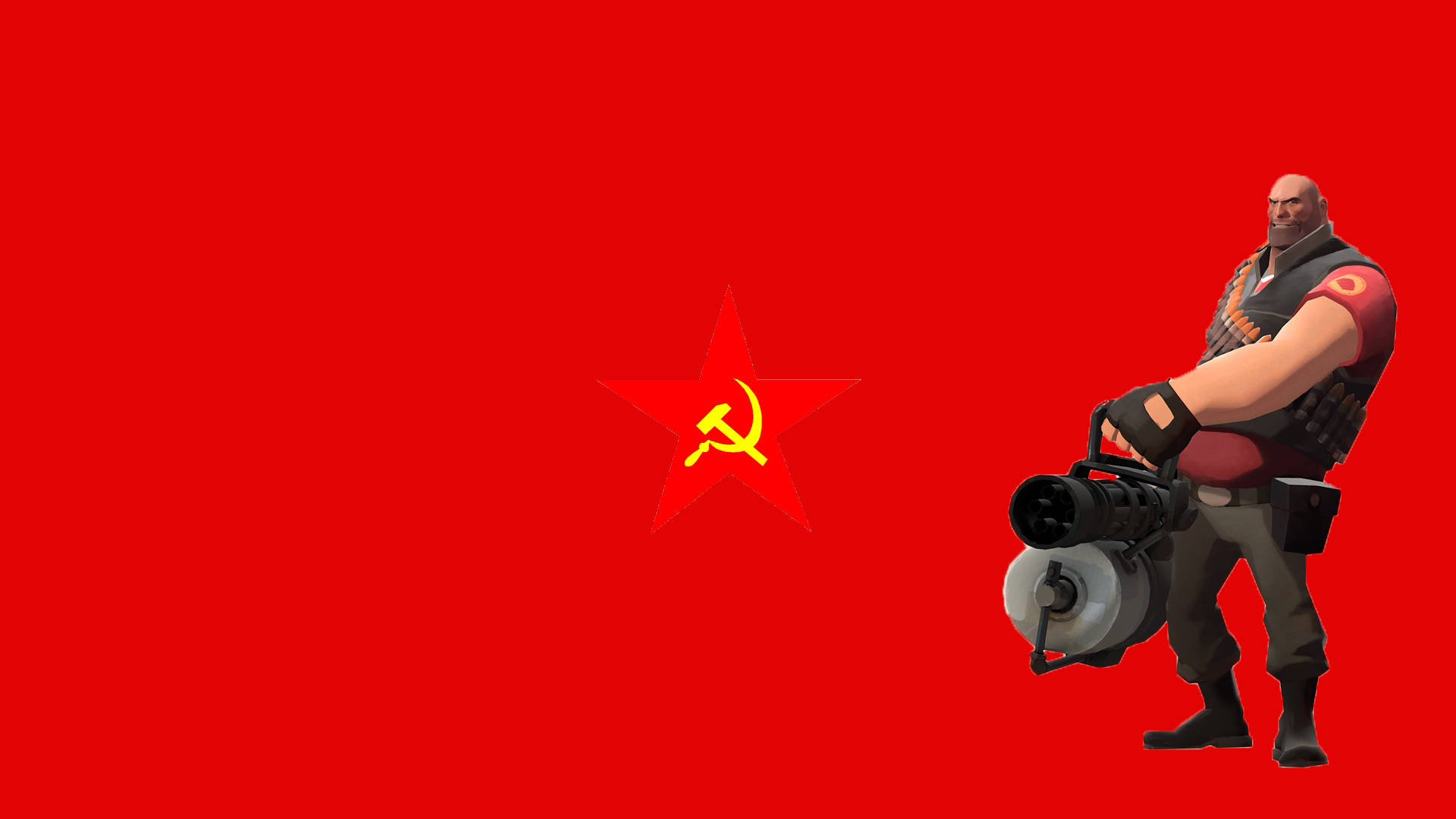 Soviet Union Flag With Animated Army Background