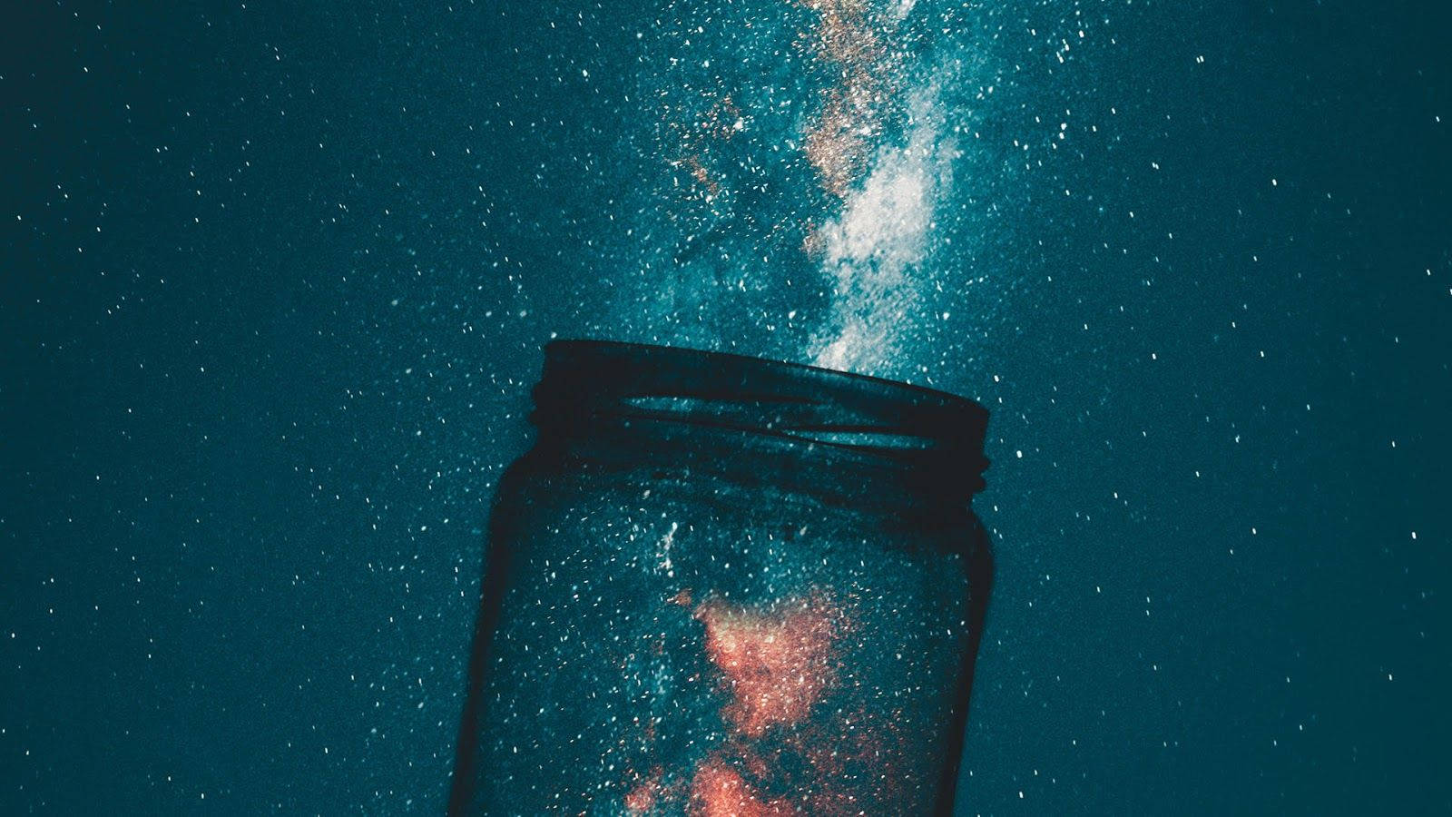 Space Aesthetic Jar Background