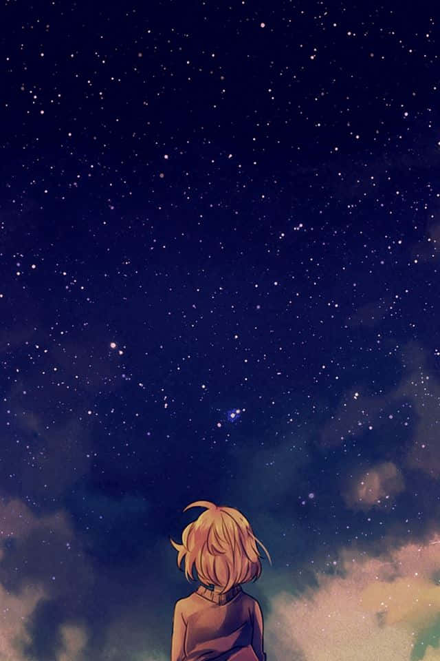 Space Anime Beyond The Boundary Mobile Background