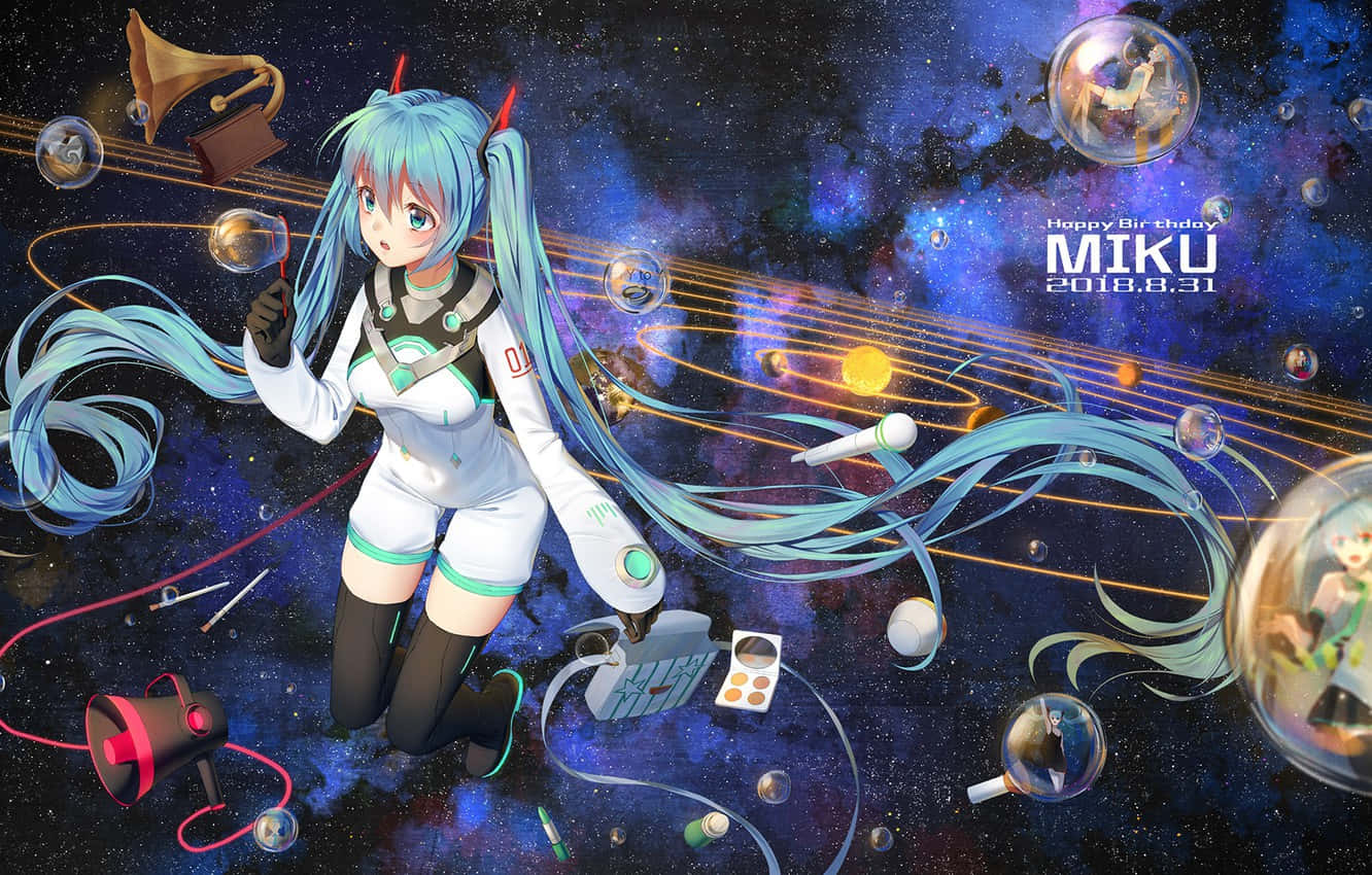 Space Anime Hatsune Miku Cover