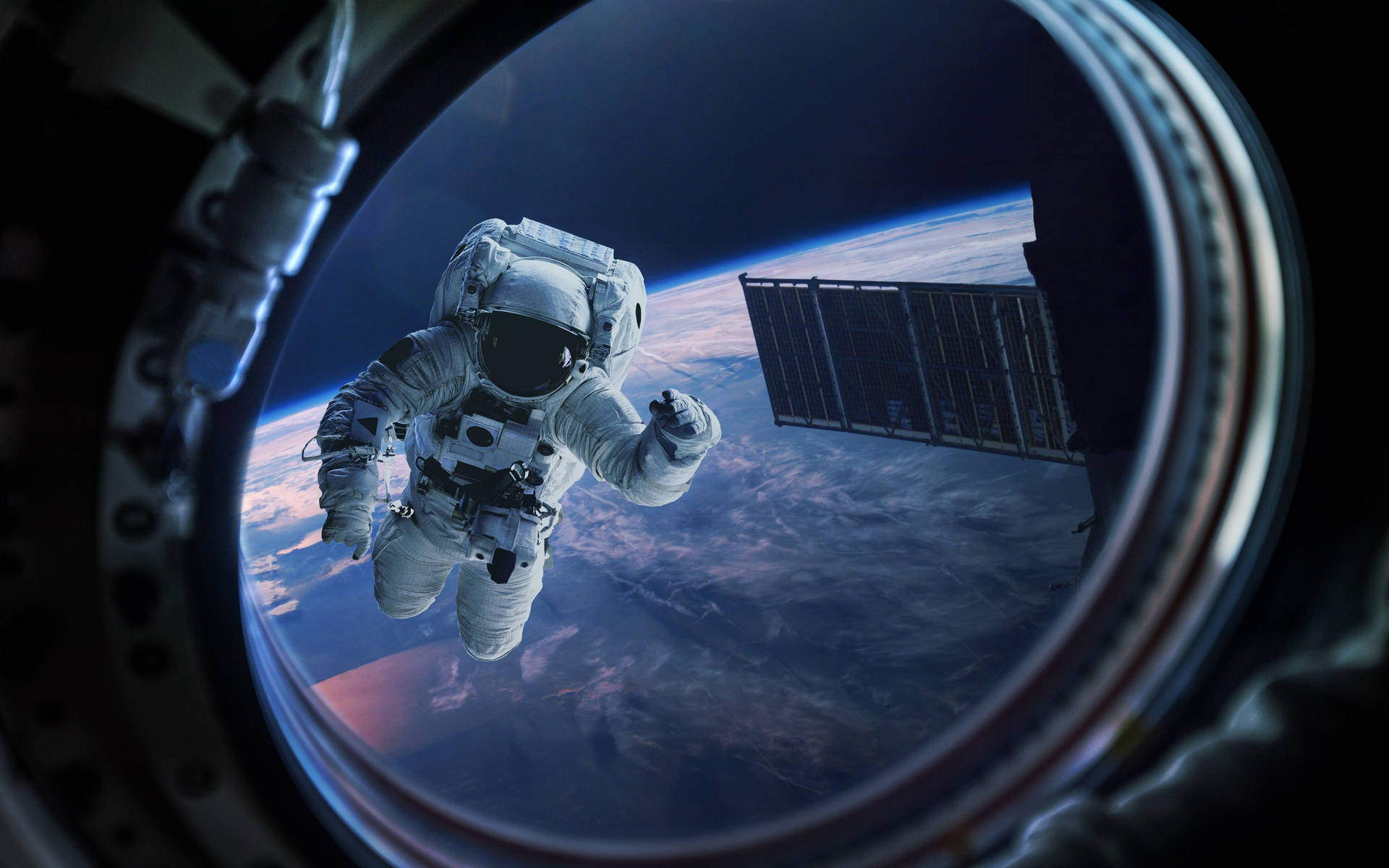 Space Astronaut Iss Background