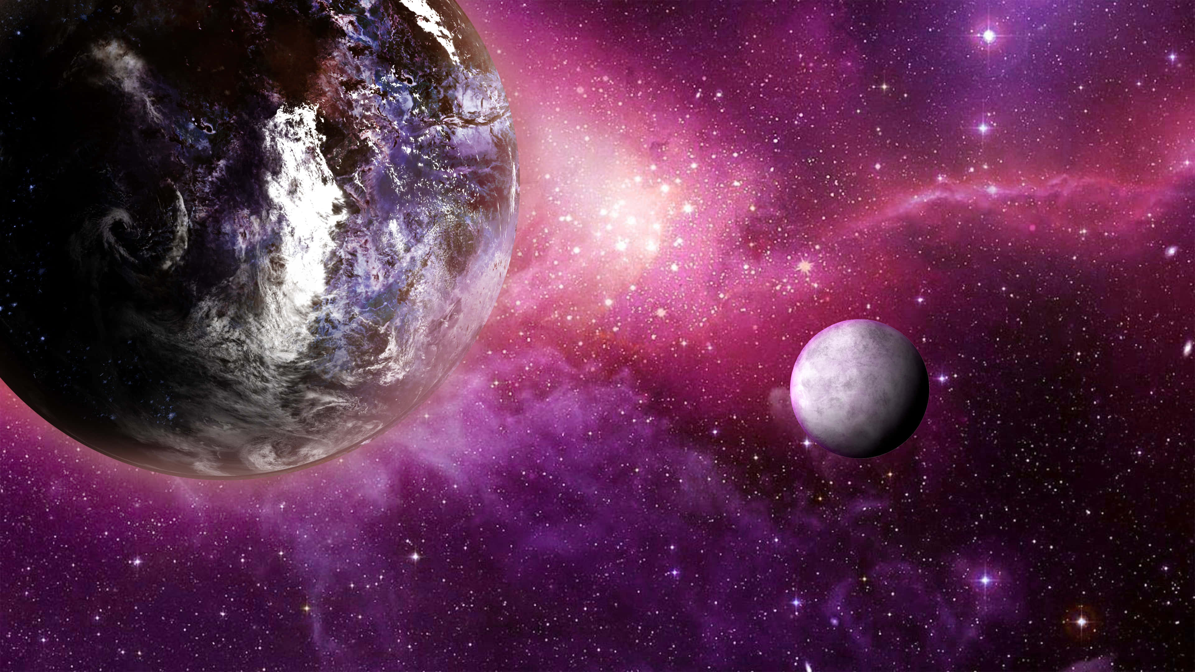 Space Background 3840 X 2160 Wallpaper