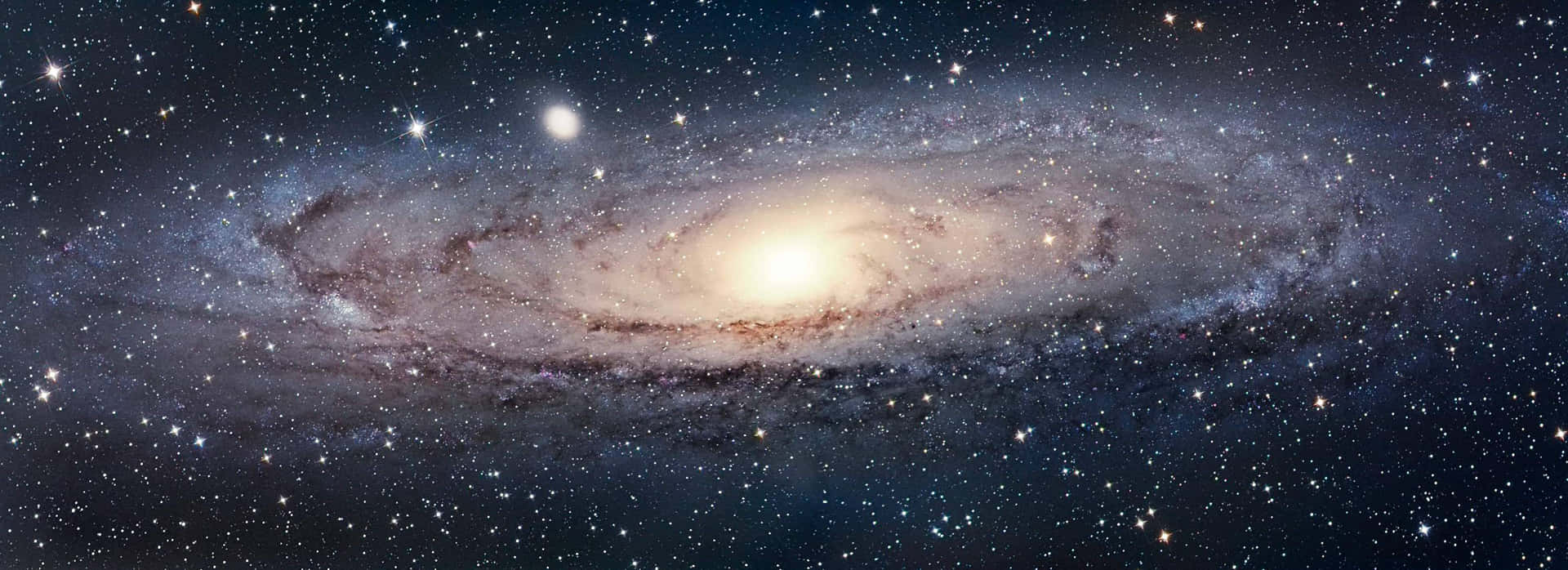 Space Galaxy Andromeda Ultrawide Background