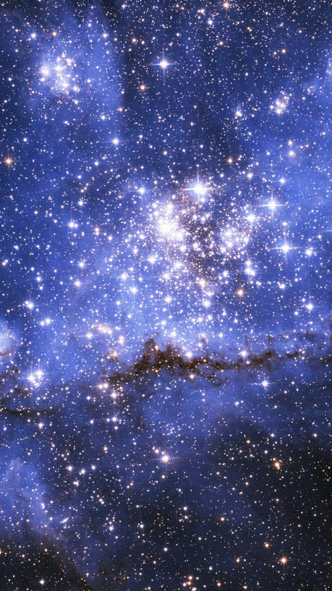 Space Galaxy Bright Stars Background