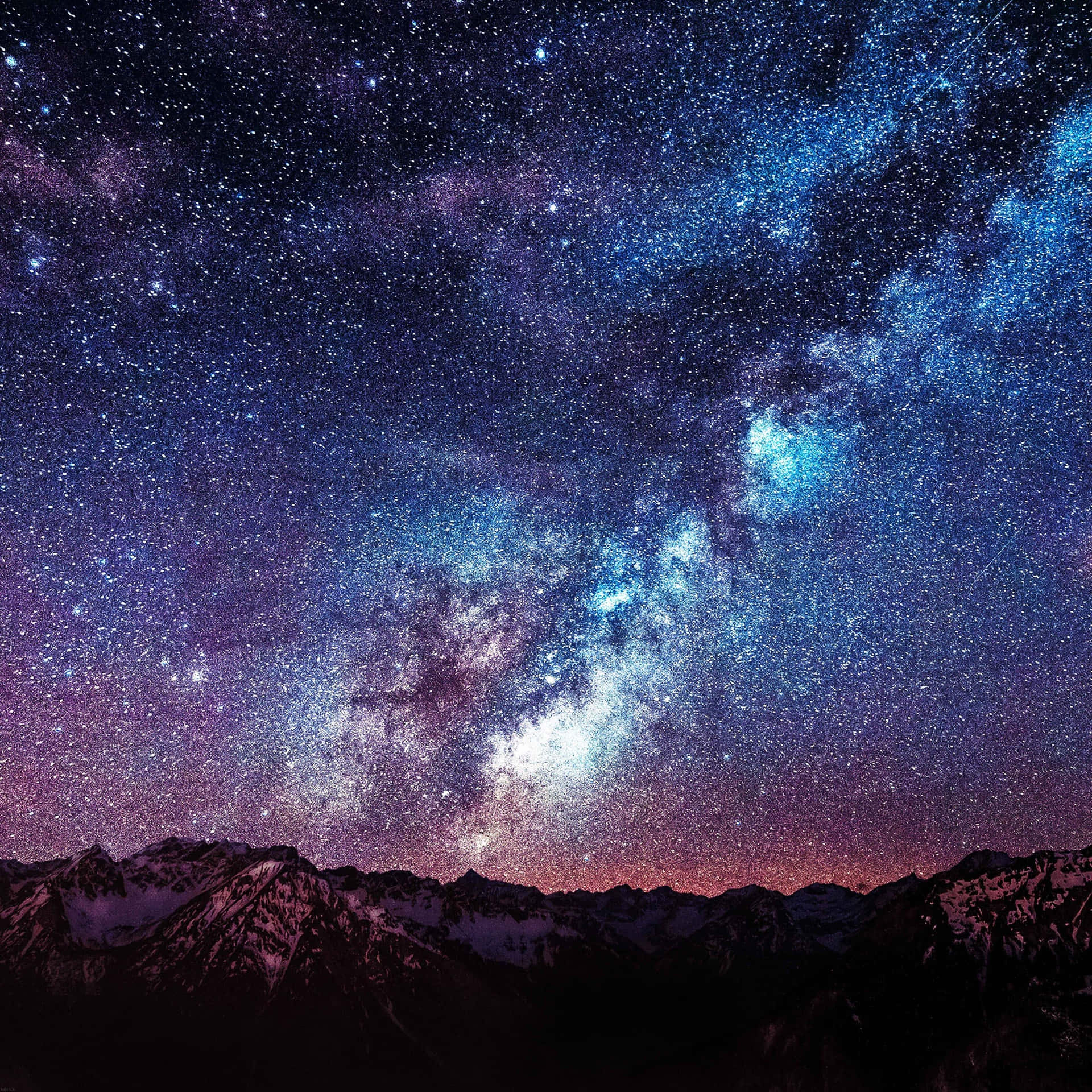 Space Galaxy Milky Way From Earth Background