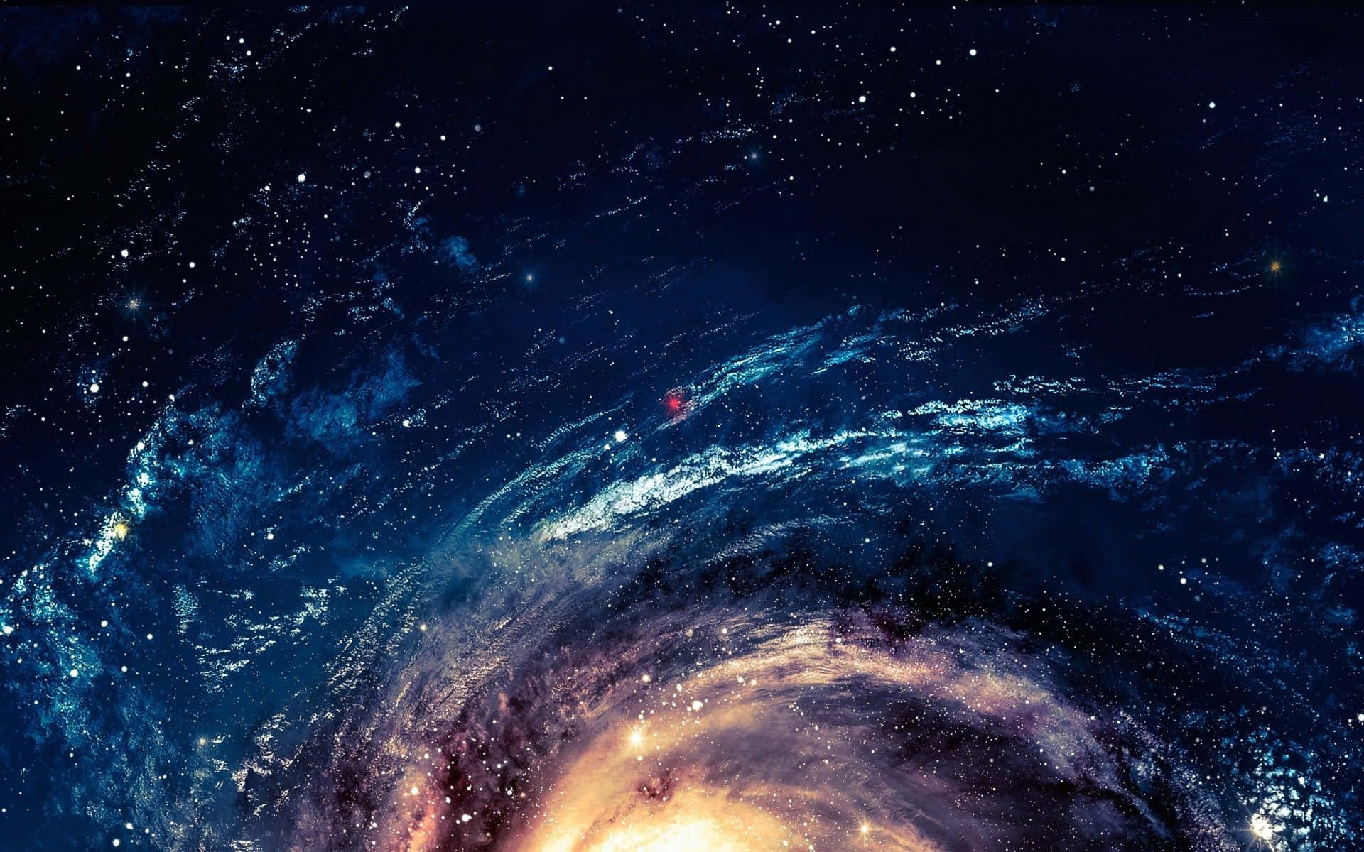 Space Galaxy Spiral Arms Background