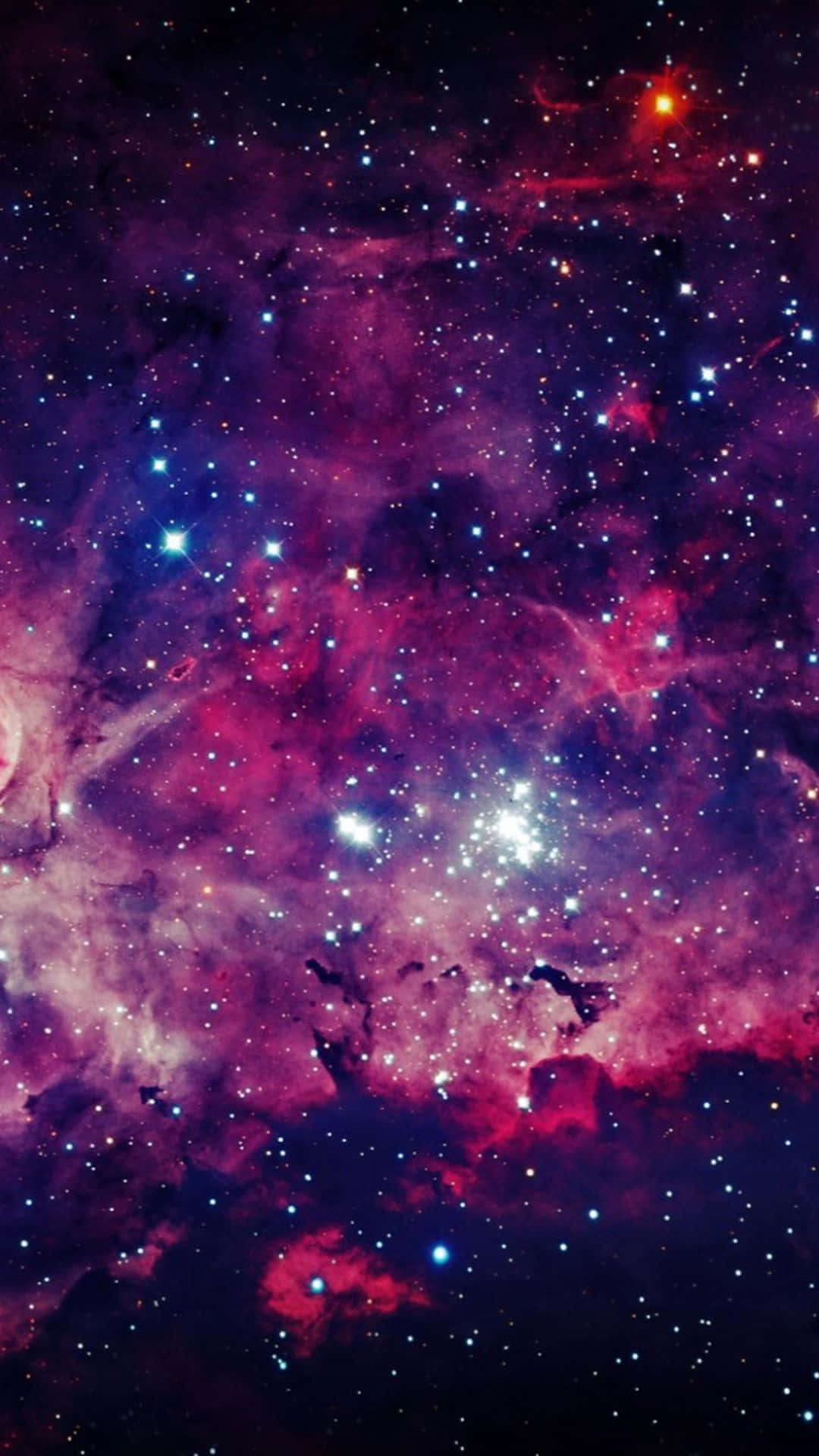 Space Galaxy Violet Nebula Background