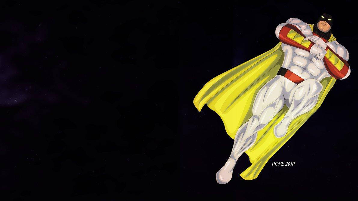 Space Ghost Black Background