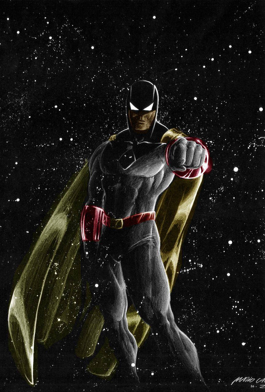 Space Ghost Black-themed Art Background