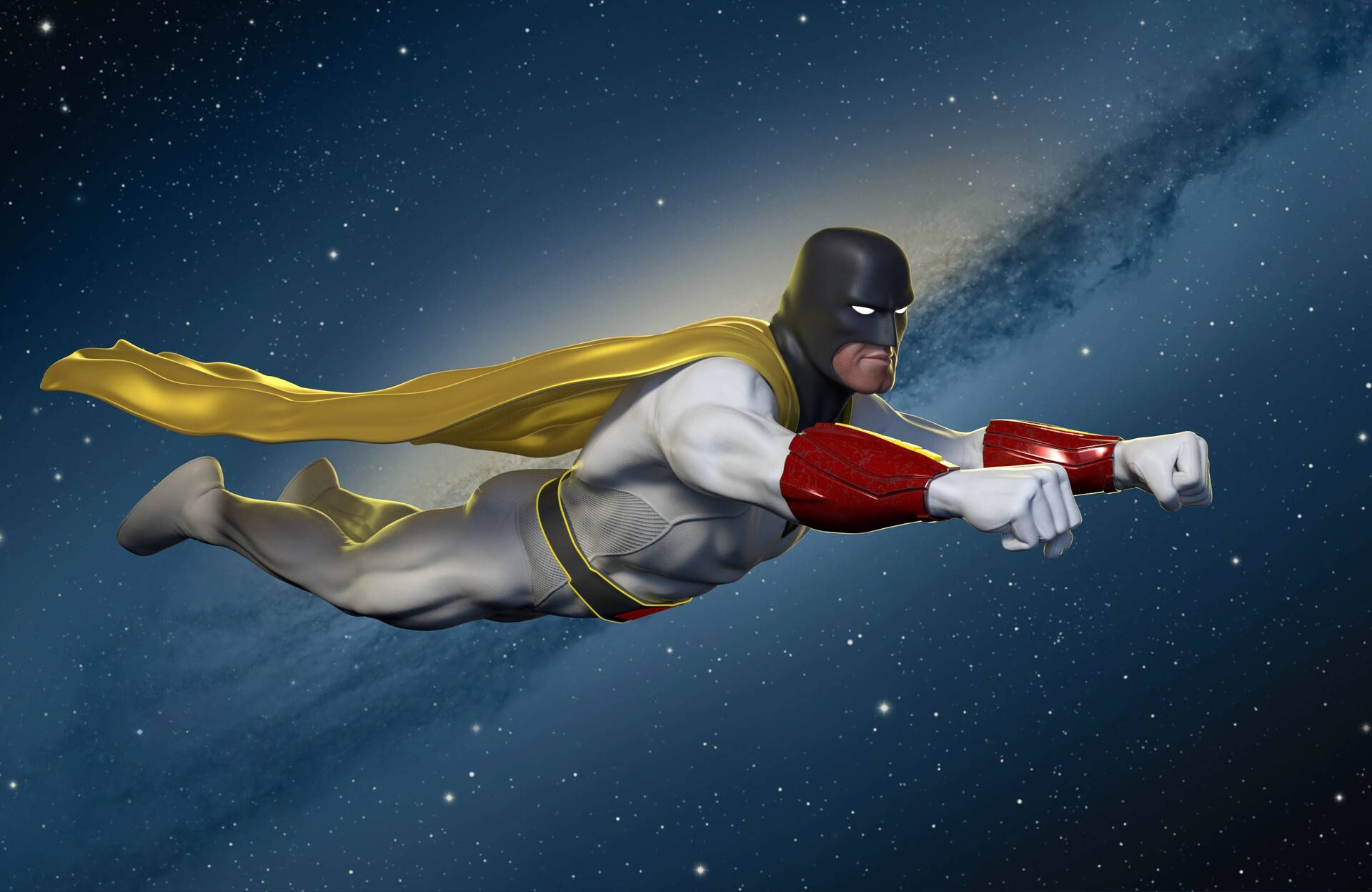 Space Ghost Flying Outer Space