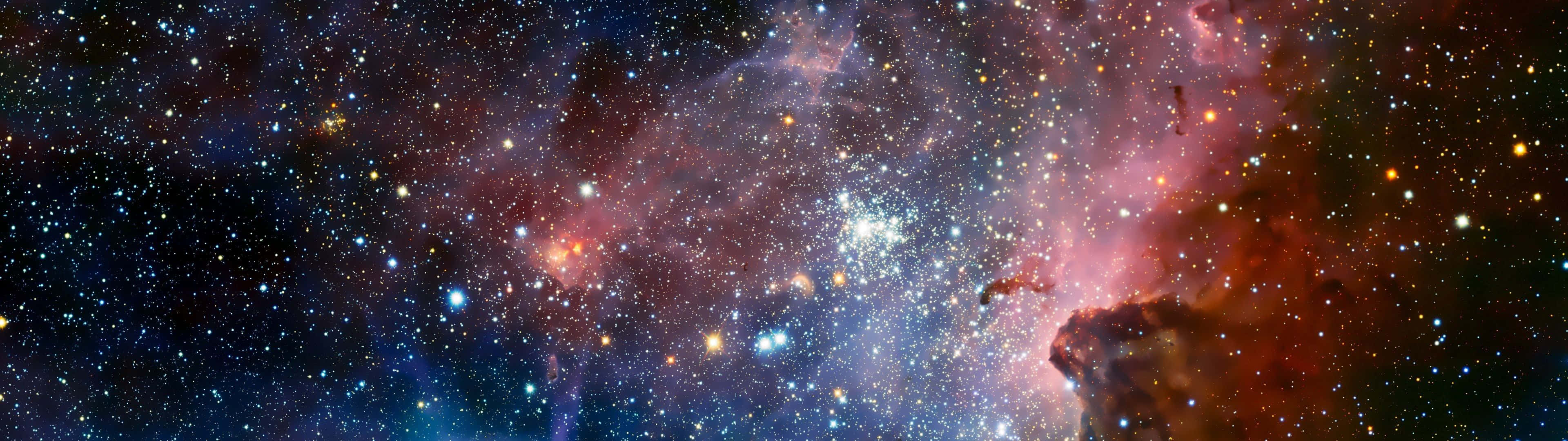 Space Hd 3840x1080 Galaxy Background