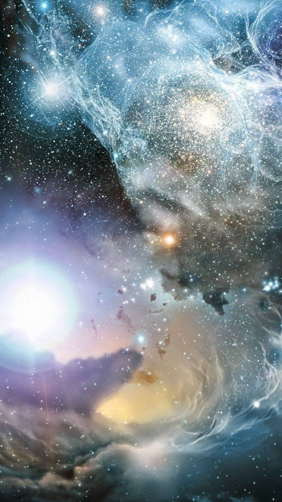 Space Iphone White Clouds Background