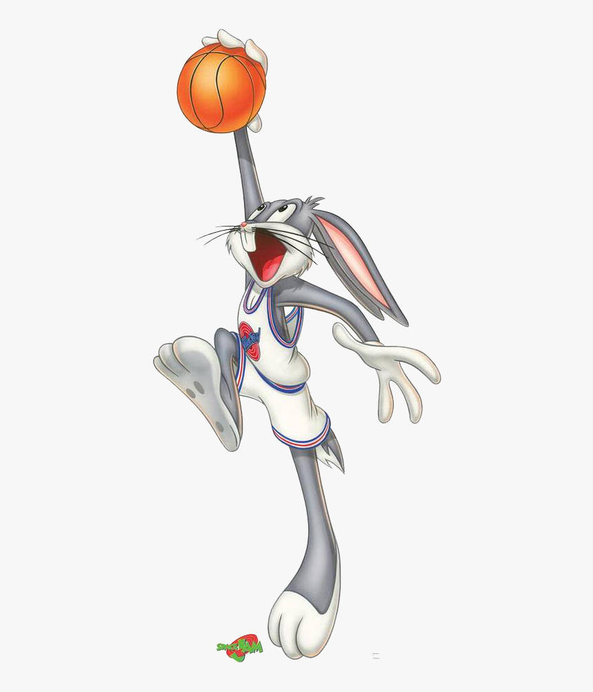 Space Jam Basketball Player Bugs Background