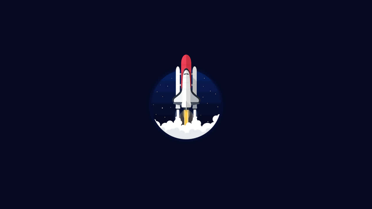 Space Shuttle Graphic Illustration Background