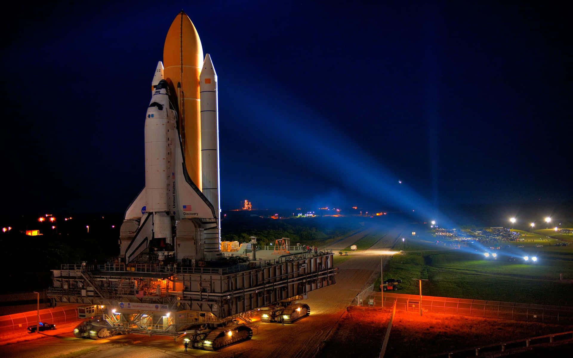 Space Shuttle Launch Center Background