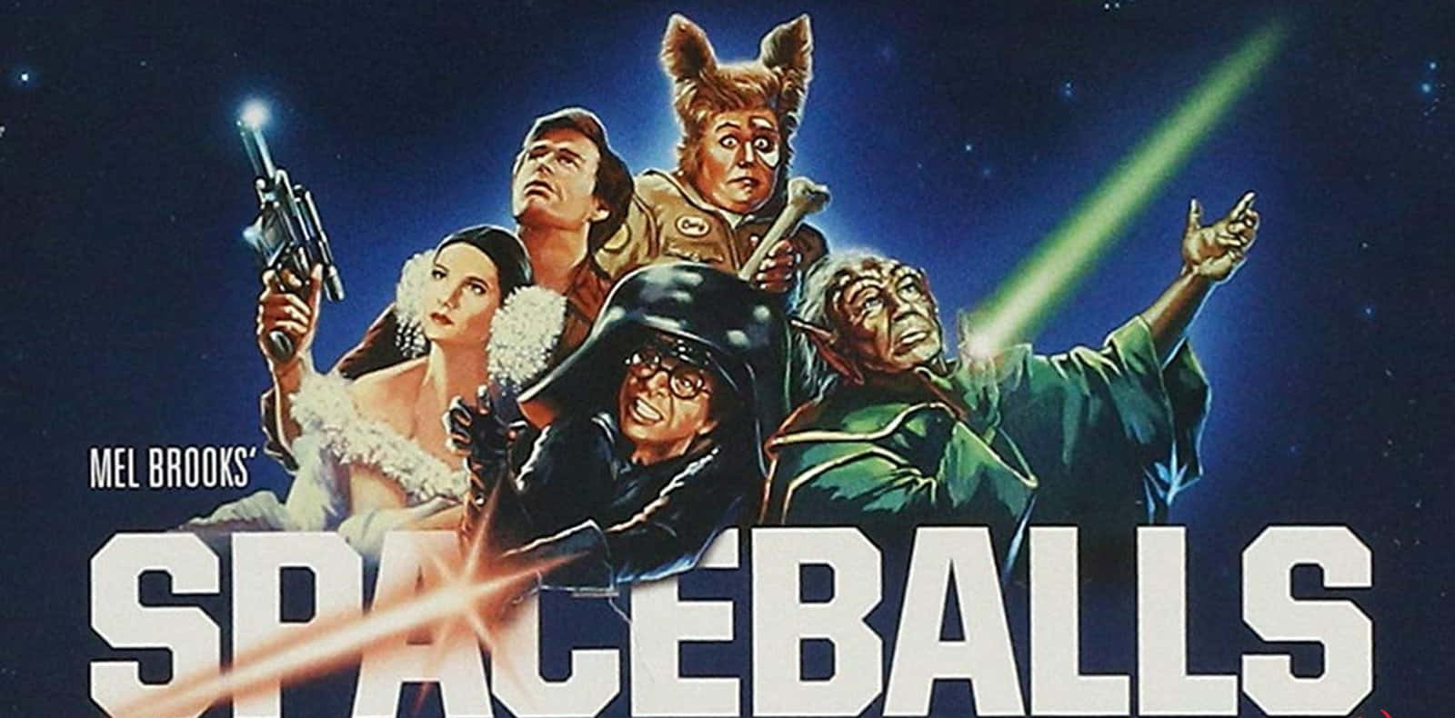 Spaceballs Cast In Iconic Scene Background