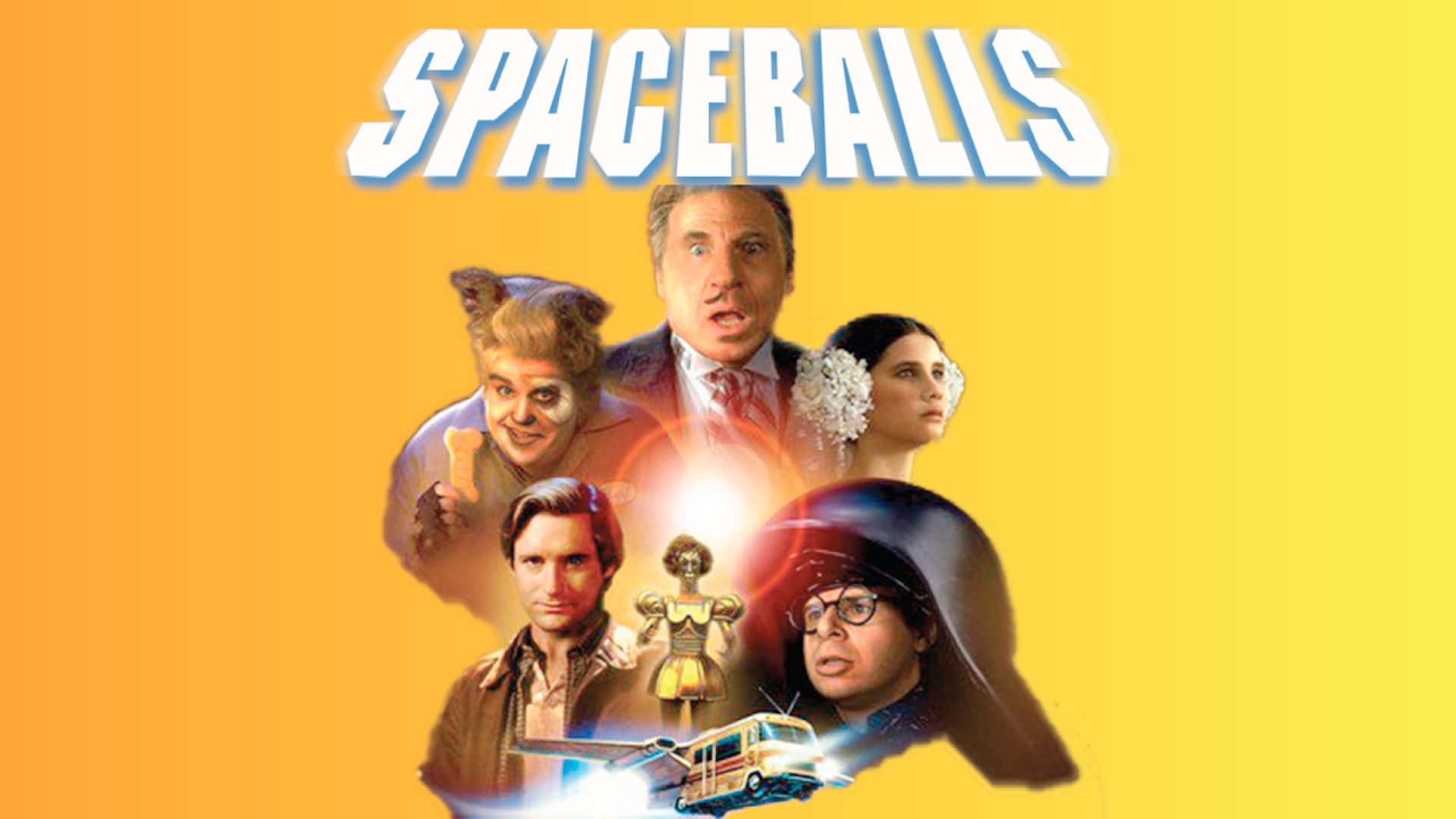 Spaceballs Yellow Poster