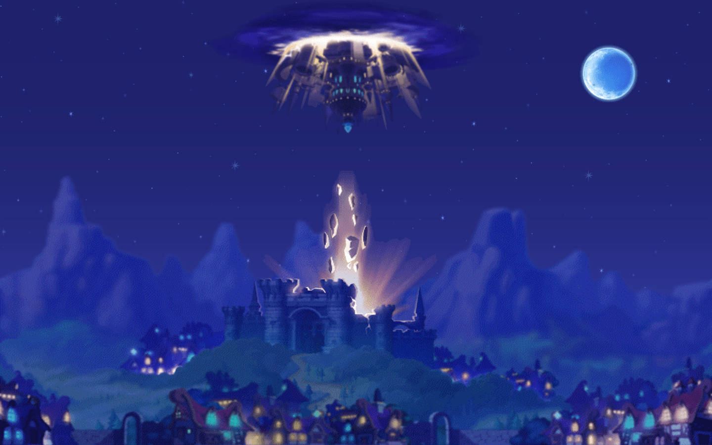 Spaceship Maplestory Background