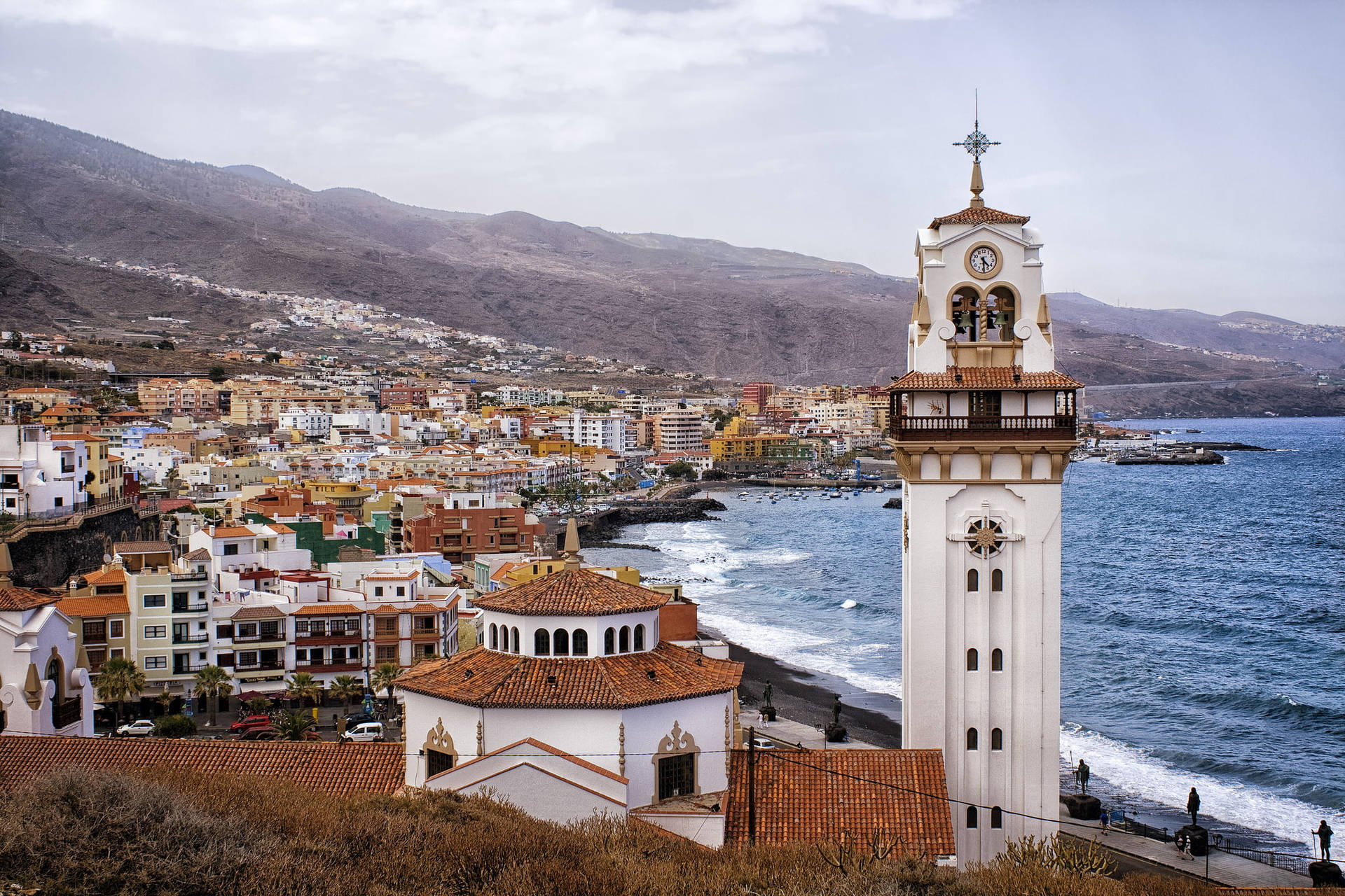 Spain Canary Islands Candelaria Background