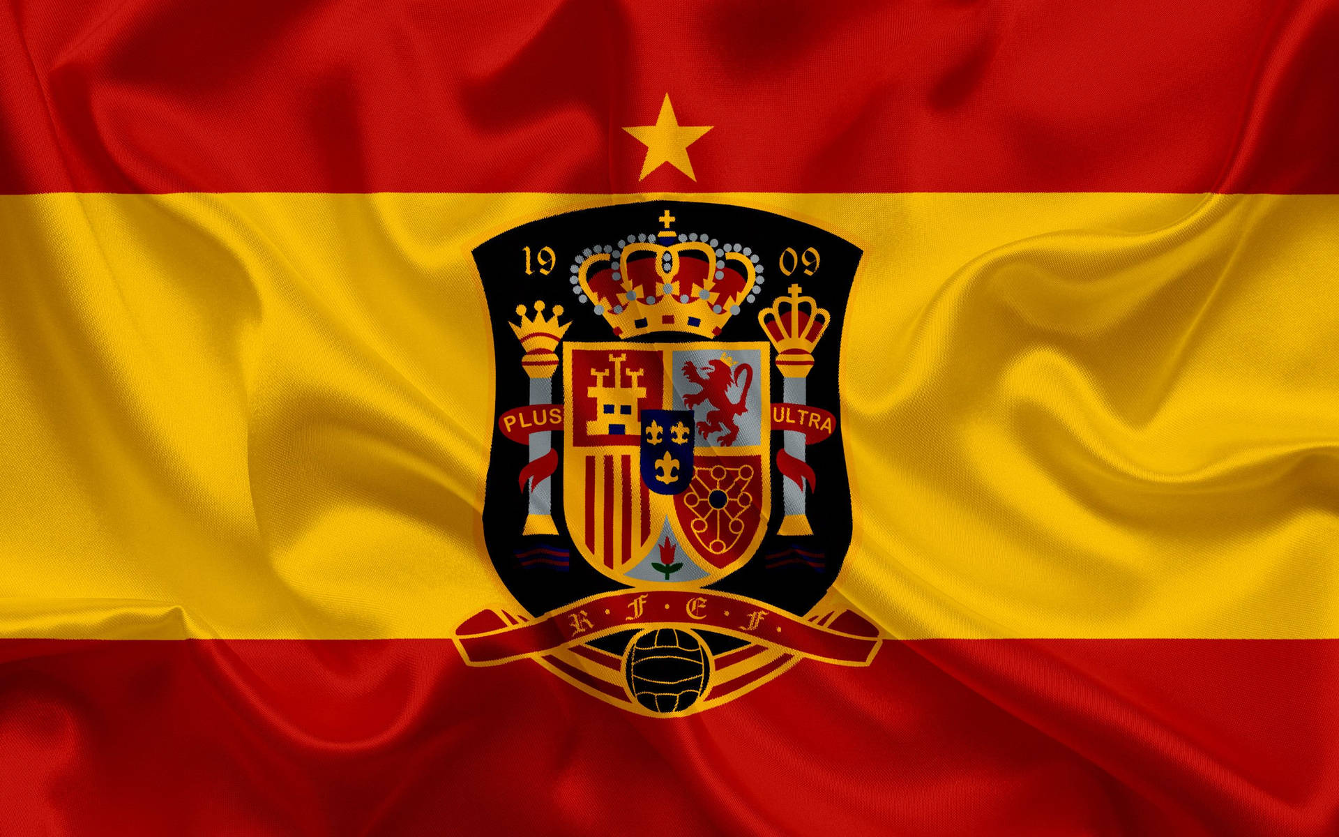 Spain Flag Iconic Coat Of Arms
