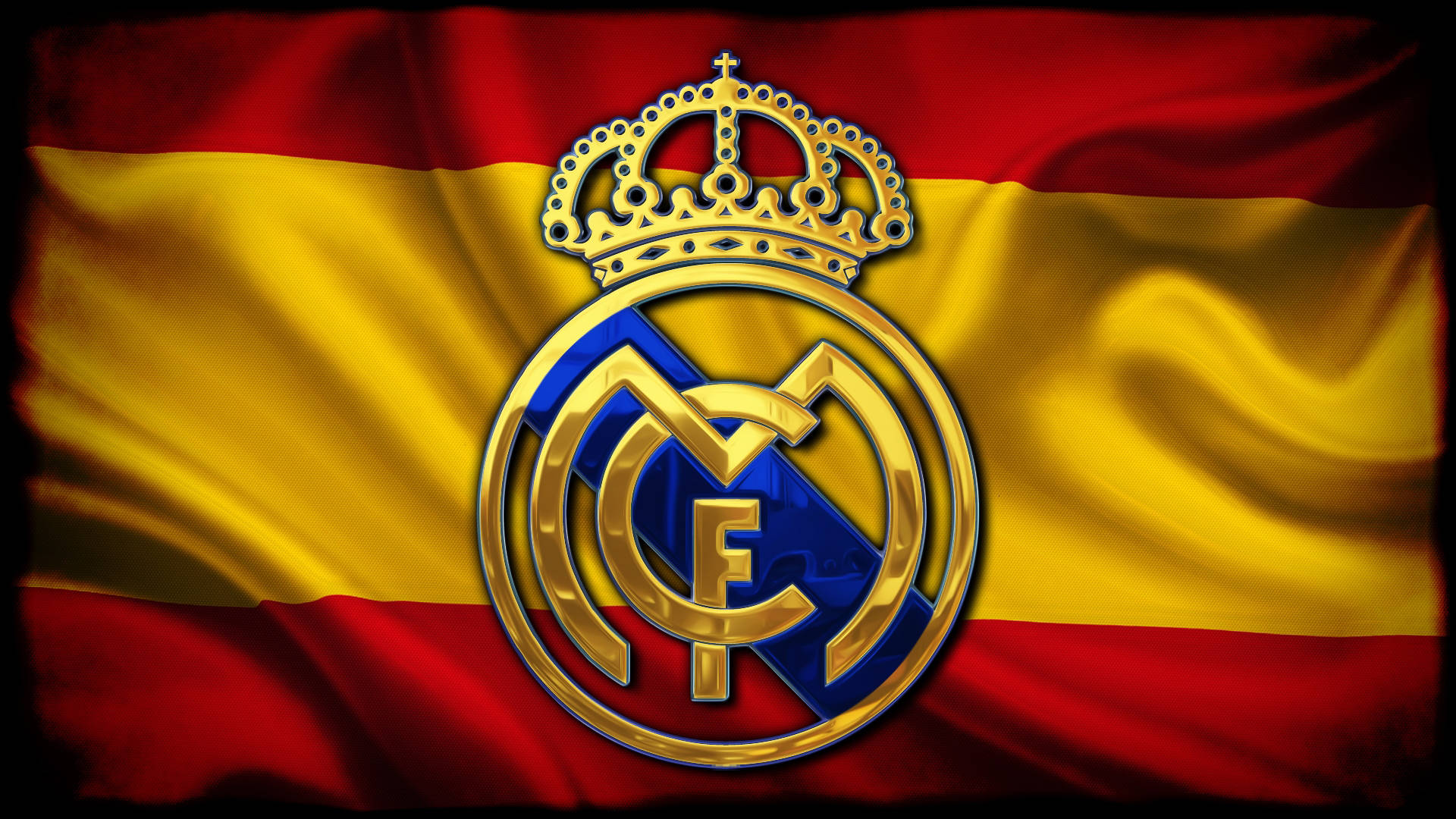 Spain Flag Real Madrid Team Background