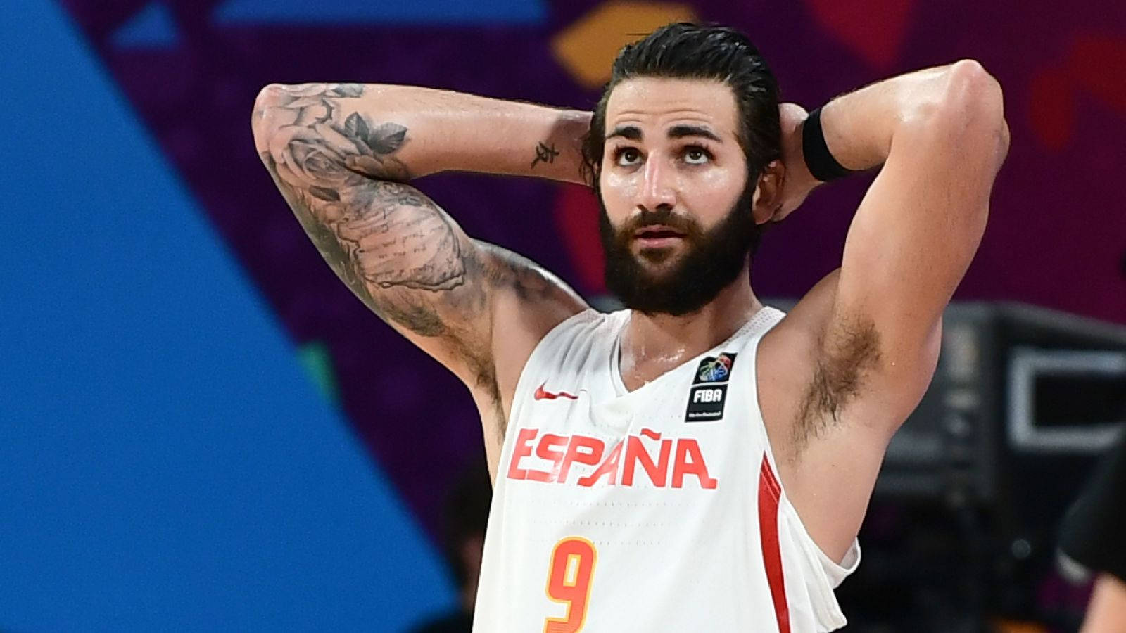 Spain Point Guard Ricky Rubio Background