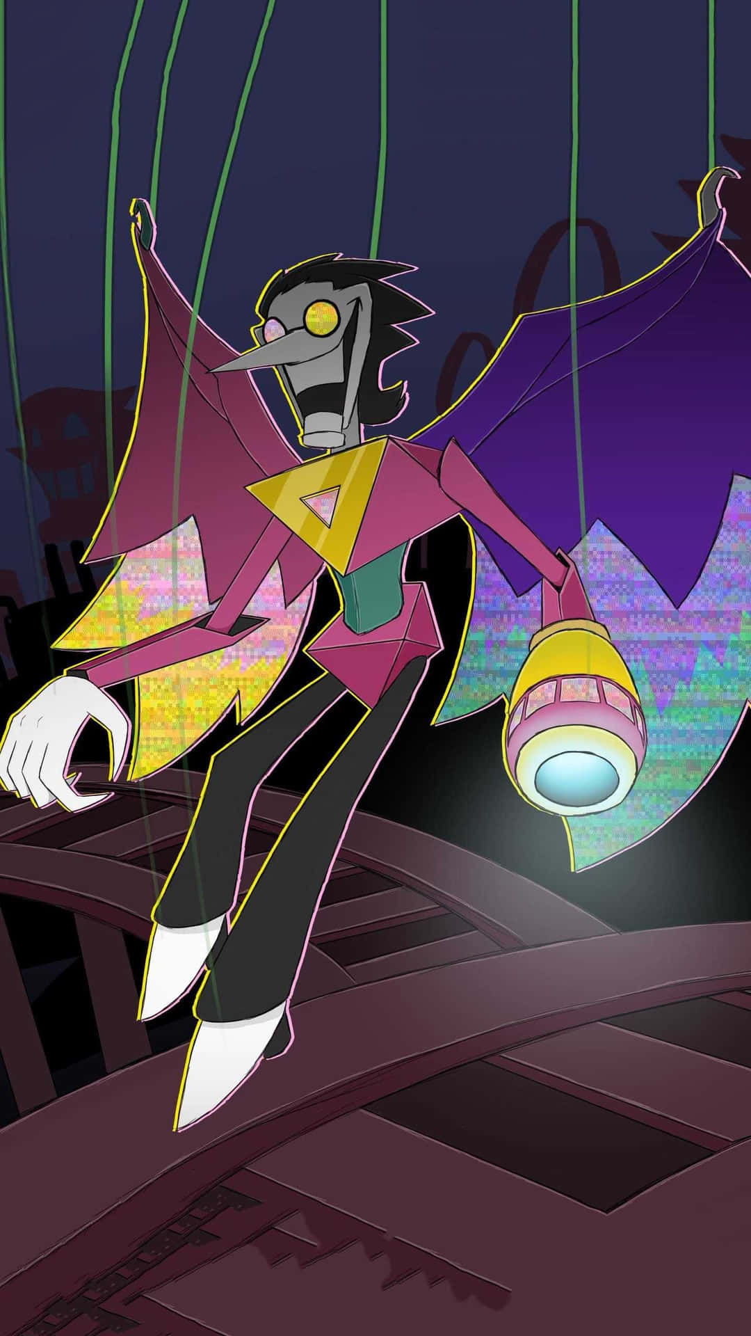 Spamton, The Enigmatic Salesmen From Deltarune Background